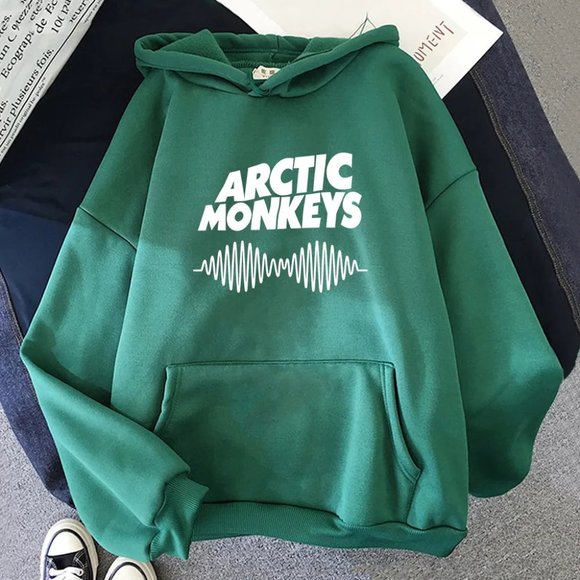 Comfortable Rock Arctic Monkeys Print Hoodie Hip Hop Coats Rapper Sweater Unisex - Picture 5 of 7